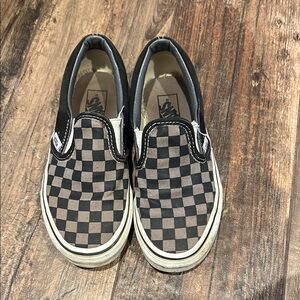 Checkered Slip-On Sneakers
